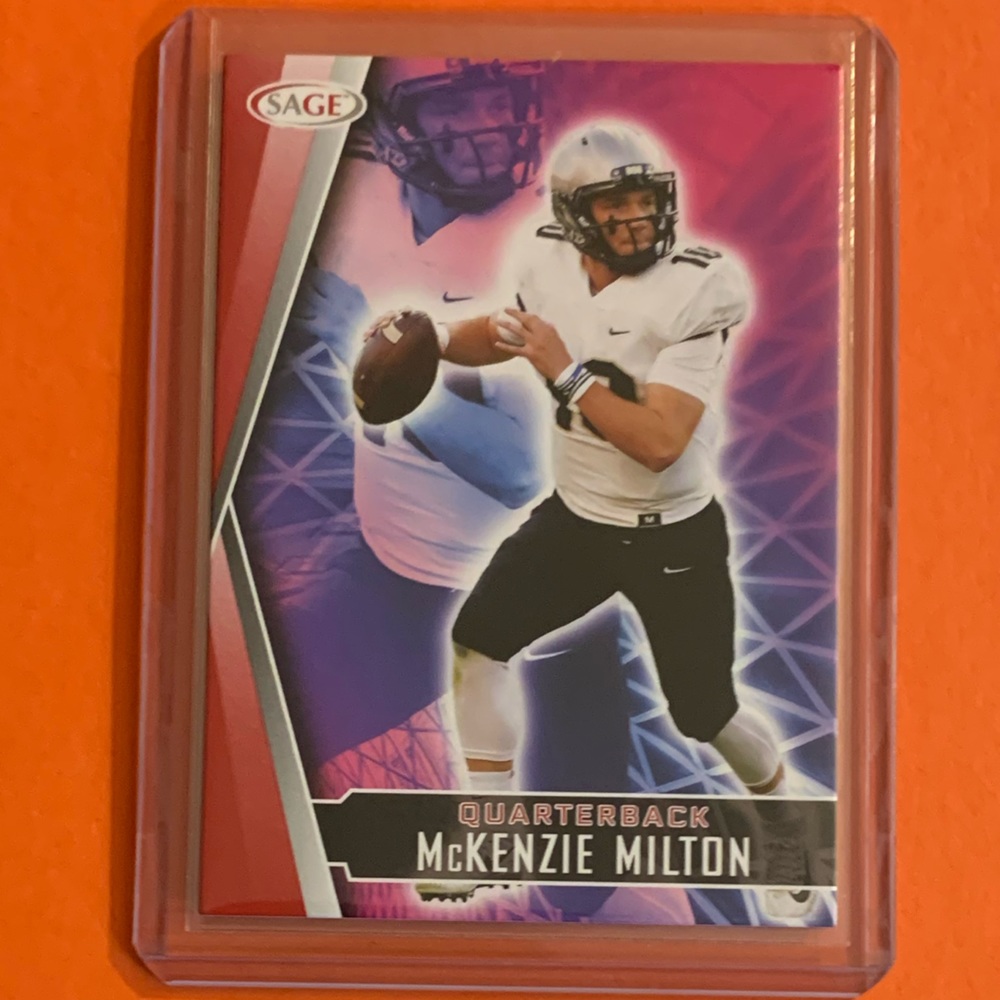 Mckenzie Milton #121 2022 Sage Hit Football Trading Card